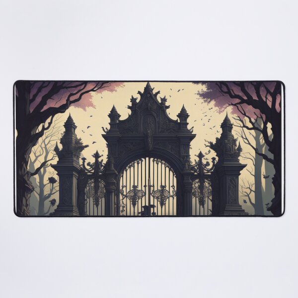 Item preview, #6 Gothic Cemetery Gates designed and sold by shadowartsss.