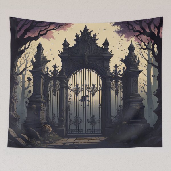 Item preview, #6 Gothic Cemetery Gates designed and sold by shadowartsss.