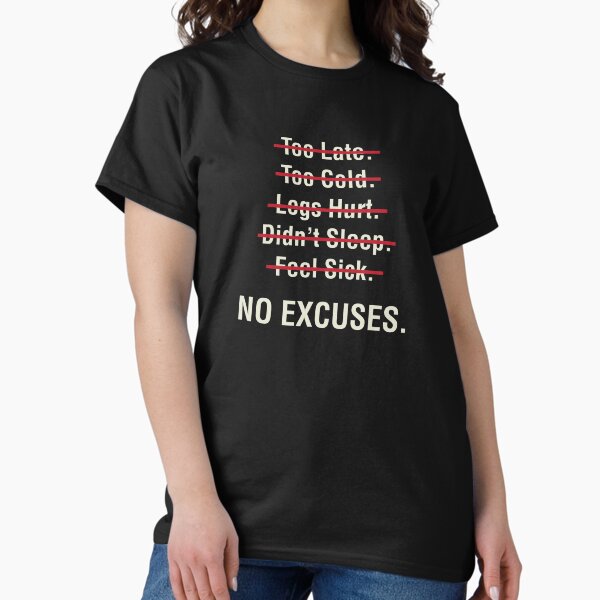 Item preview, No Excuses designed and sold by Venus Complete.