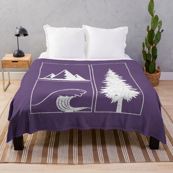 Item preview, Mountain Wave Pine Tree Nature designed and sold by franktact.