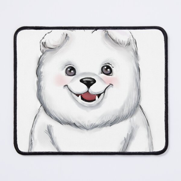 Item preview,  Björn, the Samoyed with a white background designed and sold by Ferelwing.