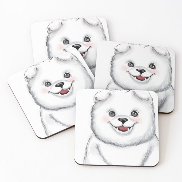 Item preview,  Björn, the Samoyed with a white background designed and sold by Ferelwing.