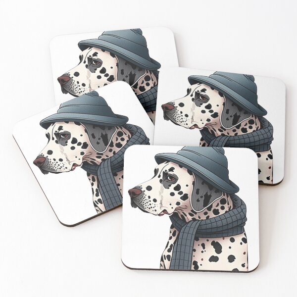 Item preview, Dalmation dog hat and scarf designed and sold by potatocutts.