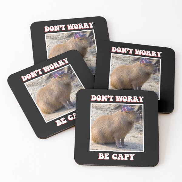 Item preview, Don't Worry Be Capybara! designed and sold by jude-why-.