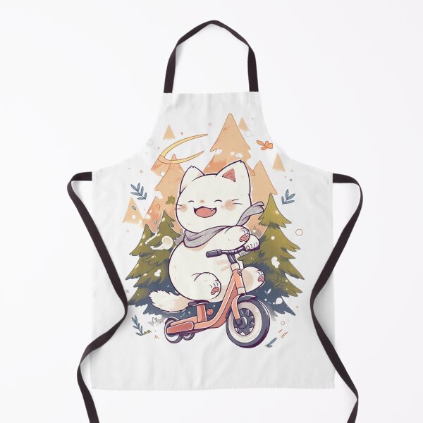 Item preview, Cat Riding Bike Loving Nature - Environmentalist Design for Kids and Adults Who Love Nature and Kittens designed and sold by Flowsaiartshop.