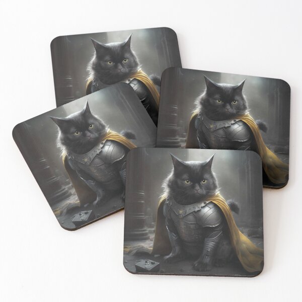 Item preview, Cat knight  designed and sold by MajinCactus.