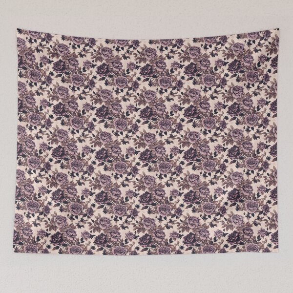 Item preview, Moody Purple Rose Pattern designed and sold by Heather Maree Design Studio.