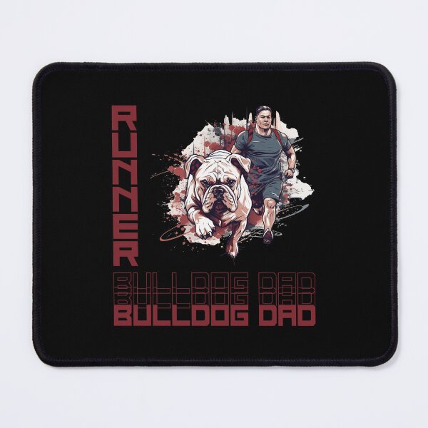 Item preview, English Bulldog Running Partner - A Motivating Design for Active Dog Dads designed and sold by brindled.