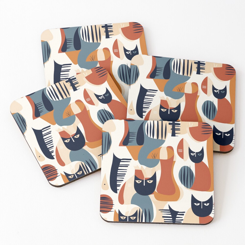 Item preview, Coasters (Set of 4) designed and sold by InkVibe.