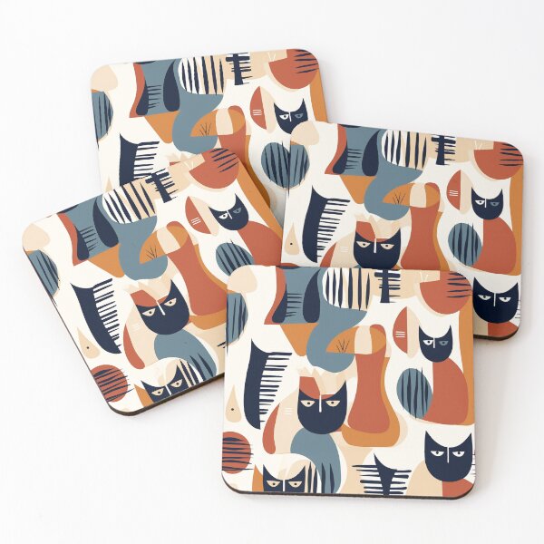 Item preview, Cats Pattern designed and sold by InkVibe.