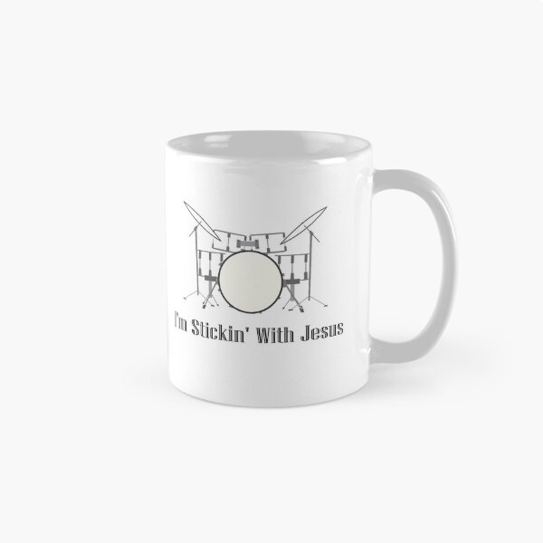 Item preview, Stickin With Jesus Christian Drummer Drum Player Music designed and sold by Seas Wanda.