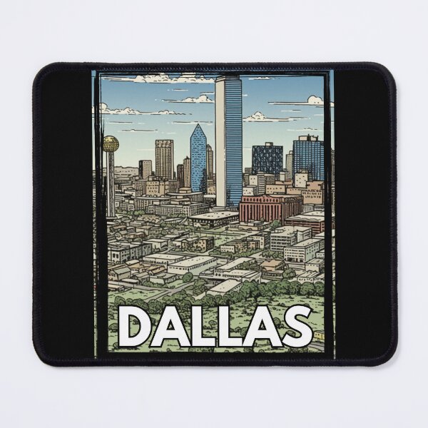 Item preview, Dallas Texas Skyline Illustration  designed and sold by CremisArt.