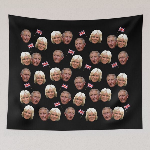 Item preview, King Charles III and Queen Consort Camilla Pattern designed and sold by ValentinaHramov.
