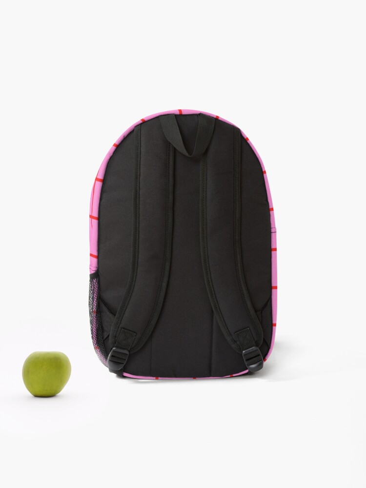 Mini Classic Backpack Geometric Pattern Preppy Zipper Adjustable-strap