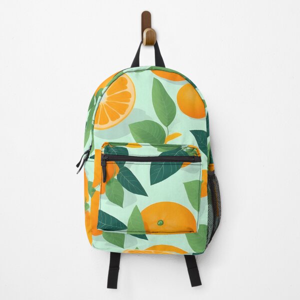 Item preview, Orange Fruits and Green Leaves Floral Patterns designed and sold by Wonder Of Light.