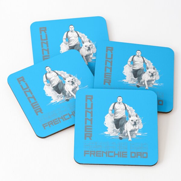 Item preview, French Bulldog Running Partner - A Motivating Design for Active Dog Dads designed and sold by brindled.