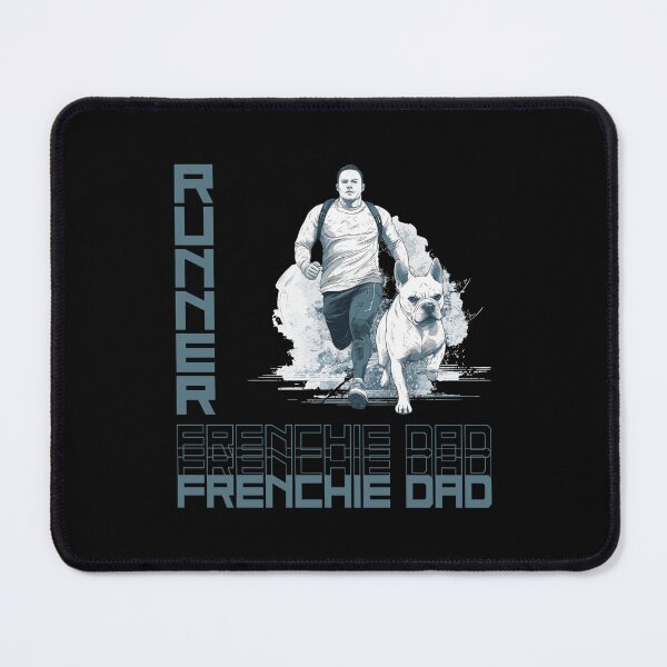 Item preview, French Bulldog Running Partner - A Motivating Design for Active Dog Dads designed and sold by brindled.