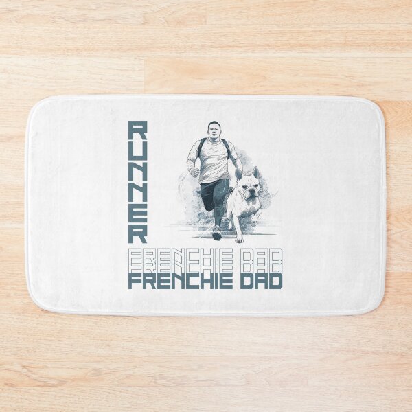 Item preview, French Bulldog Running Partner - A Motivating Design for Active Dog Dads designed and sold by brindled.
