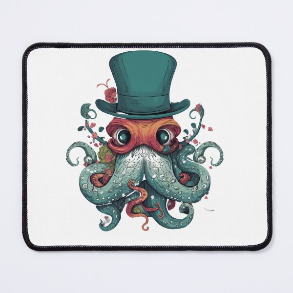 Item preview, Funny Ocean Gentleman Octopus Personality designed and sold by lessyun.