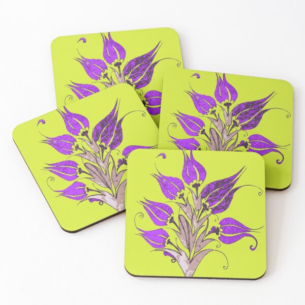 Item preview, Purple Tulips In Artistic Ottoman Turkish Style designed and sold by taiche.