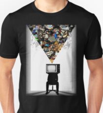 TV Head Minimalism Design Unisex T-Shirt