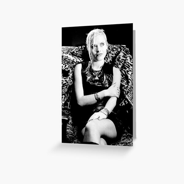 Nuala F dancer for a Punk Band Greeting Card