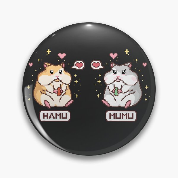 Item preview, Hamsters - Hamu & Mumu black designed and sold by Chaoticzarts.
