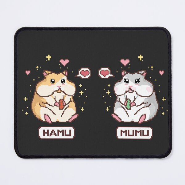 Item preview, Hamsters - Hamu & Mumu black designed and sold by Chaoticzarts.