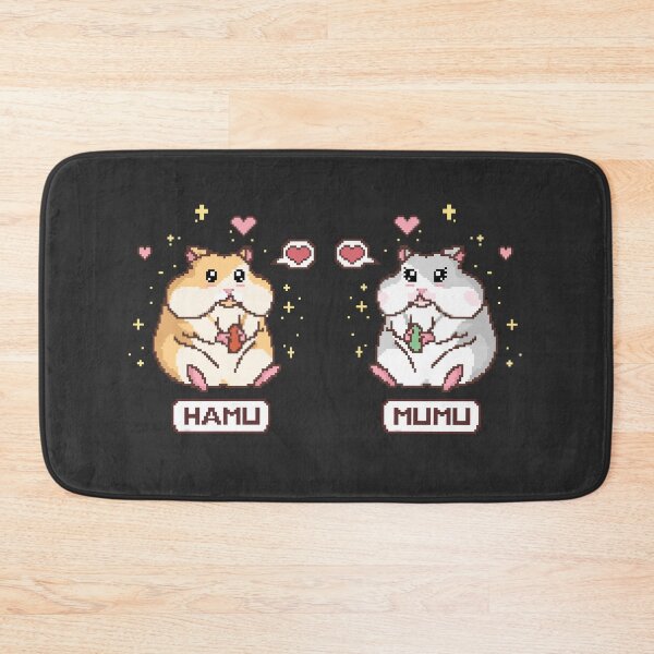 Item preview, Hamsters - Hamu & Mumu black designed and sold by Chaoticzarts.
