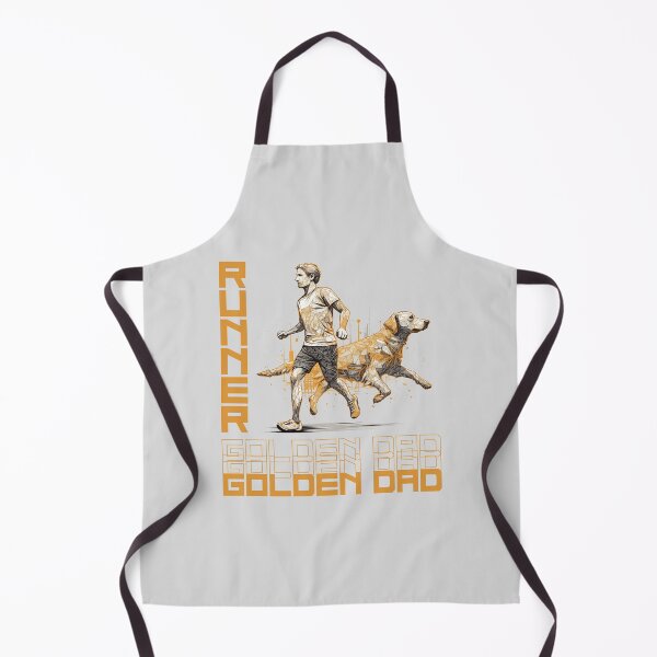 Item preview, Golden Retriever Running Partner - A Motivating Design for Active Dog Dads designed and sold by brindled.