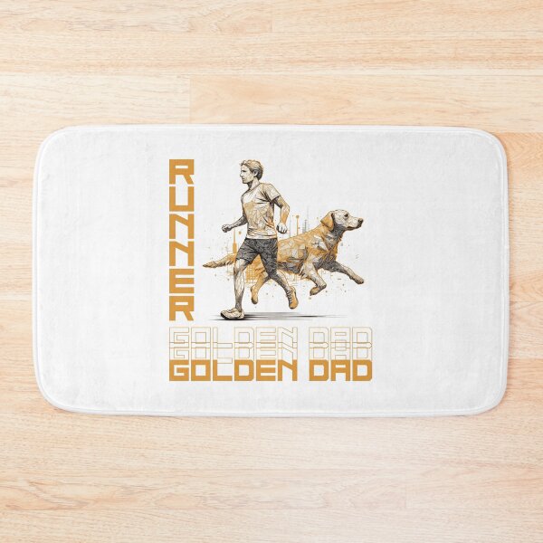 Item preview, Golden Retriever Running Partner - A Motivating Design for Active Dog Dads designed and sold by brindled.