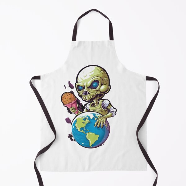 Item preview, Funny Ice Cream Planet Alien Personality designed and sold by lessyun.