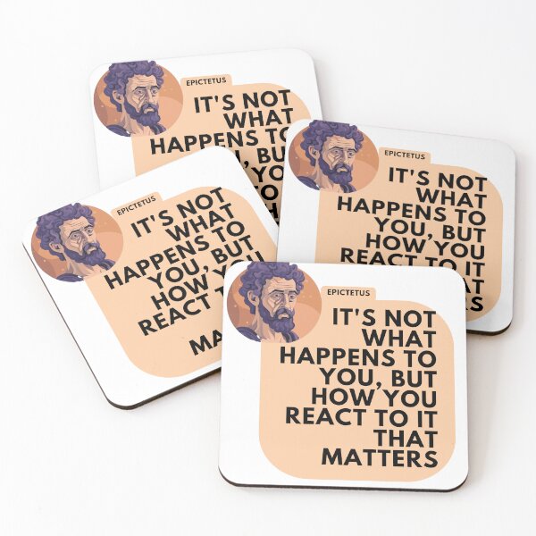 Item preview, Epictetus Stoic Quote - It's not what happens to you designed and sold by CremisArt.