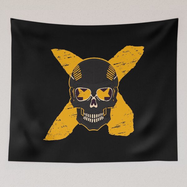 Item preview, Artistic Rock and Roll Mexican Wrestling Style distressed skull X. designed and sold by paulo silveira.