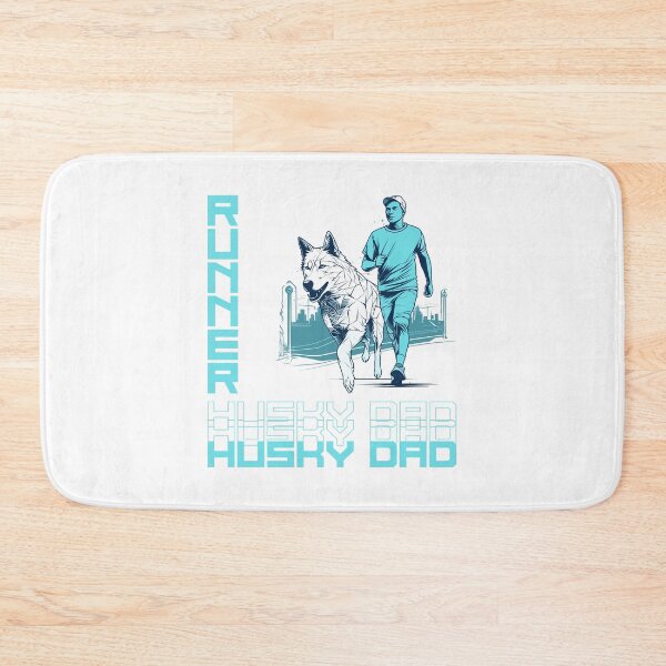 Item preview, Husky Running Partner - A Motivating Design for Active Dog Dads designed and sold by brindled.