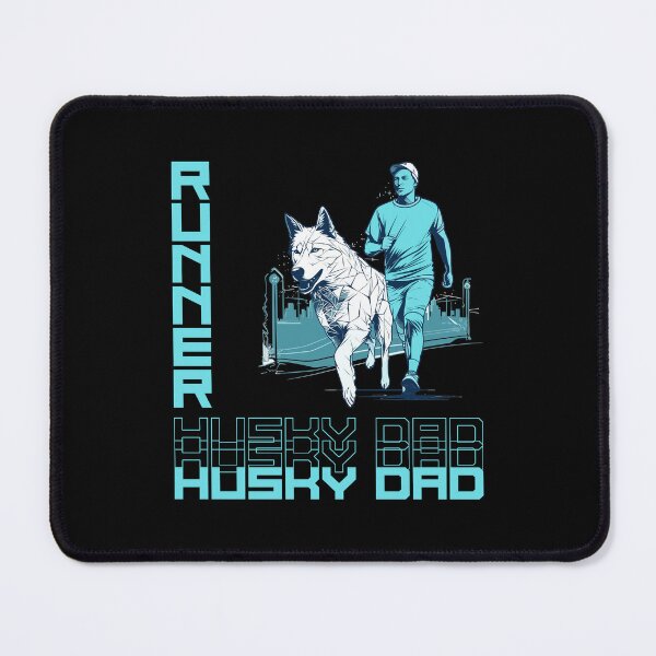 Item preview, Husky Running Partner - A Motivating Design for Active Dog Dads designed and sold by brindled.