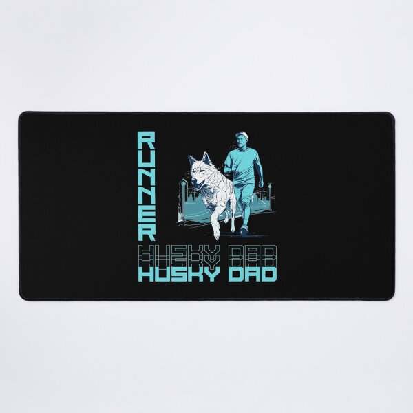 Item preview, Husky Running Partner - A Motivating Design for Active Dog Dads designed and sold by brindled.