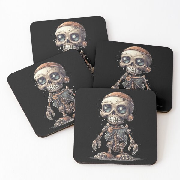 Item preview, Cool and cute steampunk pirate skeleton designed and sold by Dreamakerstudio.