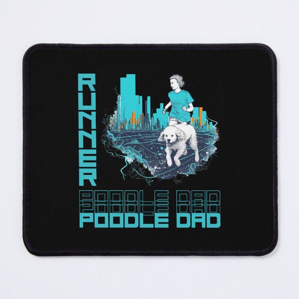 Item preview, Poodle Running Partner - A Motivating Design for Active Dog Dads designed and sold by brindled.