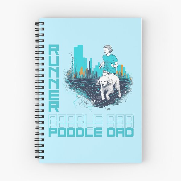 Item preview, Poodle Running Partner - A Motivating Design for Active Dog Dads designed and sold by brindled.