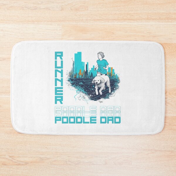 Item preview, Poodle Running Partner - A Motivating Design for Active Dog Dads designed and sold by brindled.