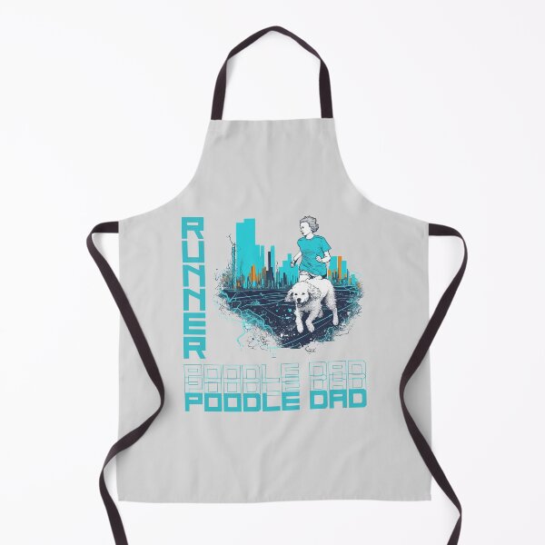 Item preview, Poodle Running Partner - A Motivating Design for Active Dog Dads designed and sold by brindled.