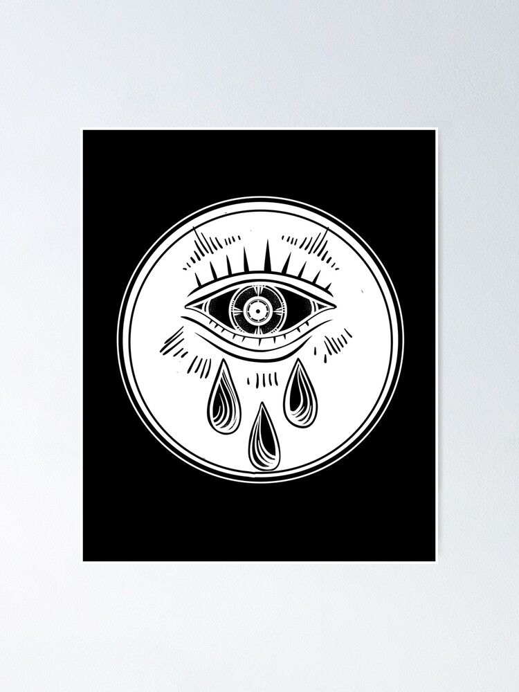 Alternate view of Third Eye Crying - All Seeing Eye Poster