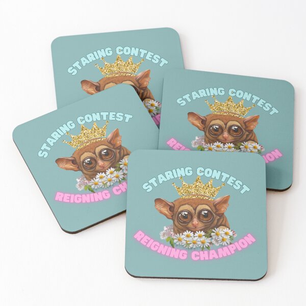 Item preview, Staring Contest Reigning Champion Tarsier designed and sold by Aelbrn.
