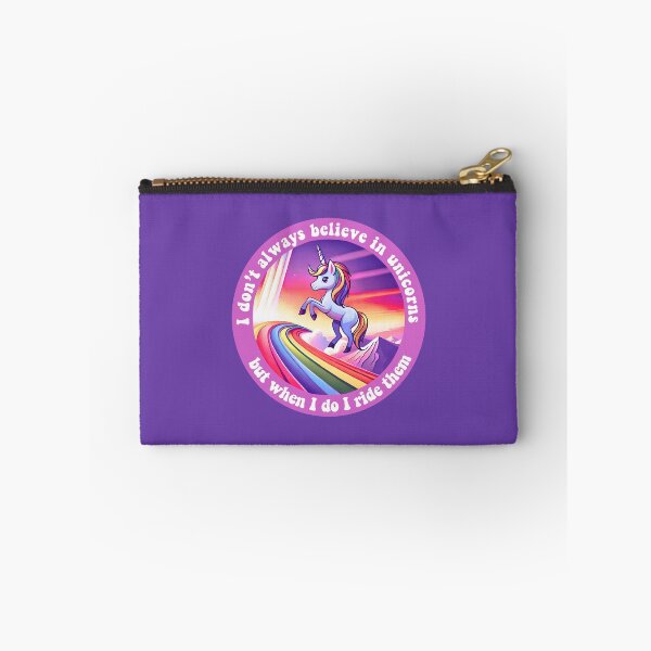 Item preview, I don't always believe in unicorns but when I do I ride them designed and sold by sadieillust.