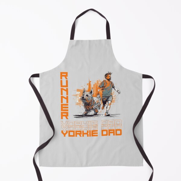 Item preview, Yorkshire Terrier Running Partner - A Motivating Design for Active Dog Dads designed and sold by brindled.