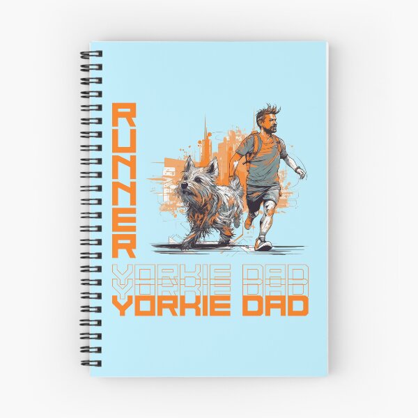 Item preview, Yorkshire Terrier Running Partner - A Motivating Design for Active Dog Dads designed and sold by brindled.