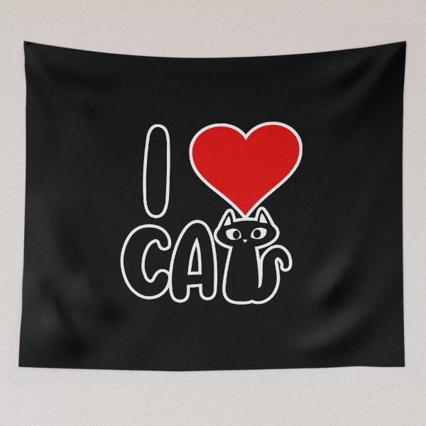 Item preview, I Heart Cats designed and sold by Pokomon.
