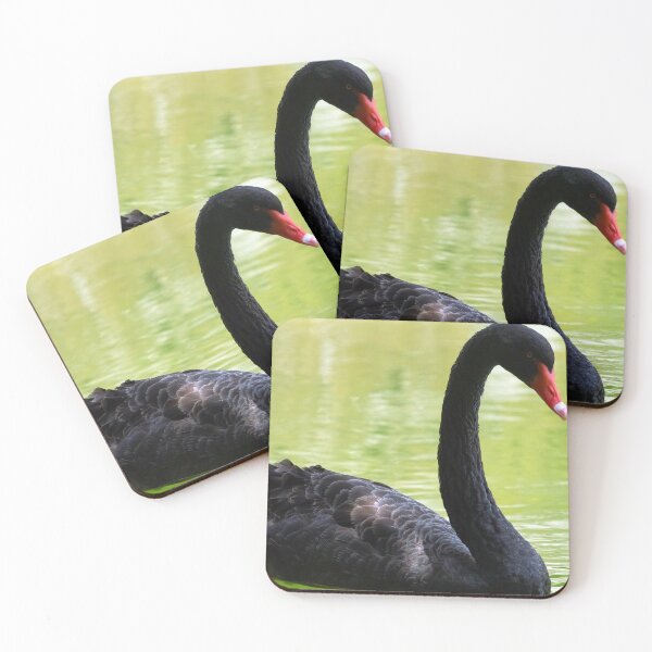 Item preview, portrait of a black swan designed and sold by likbatonboot.