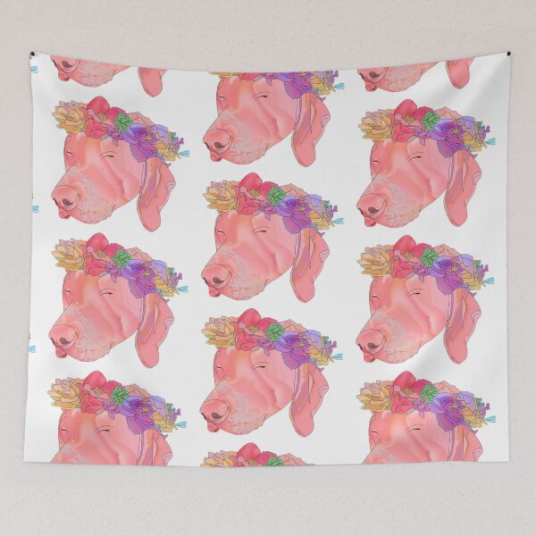 Item preview, Floral Dog designed and sold by Artistkhg.